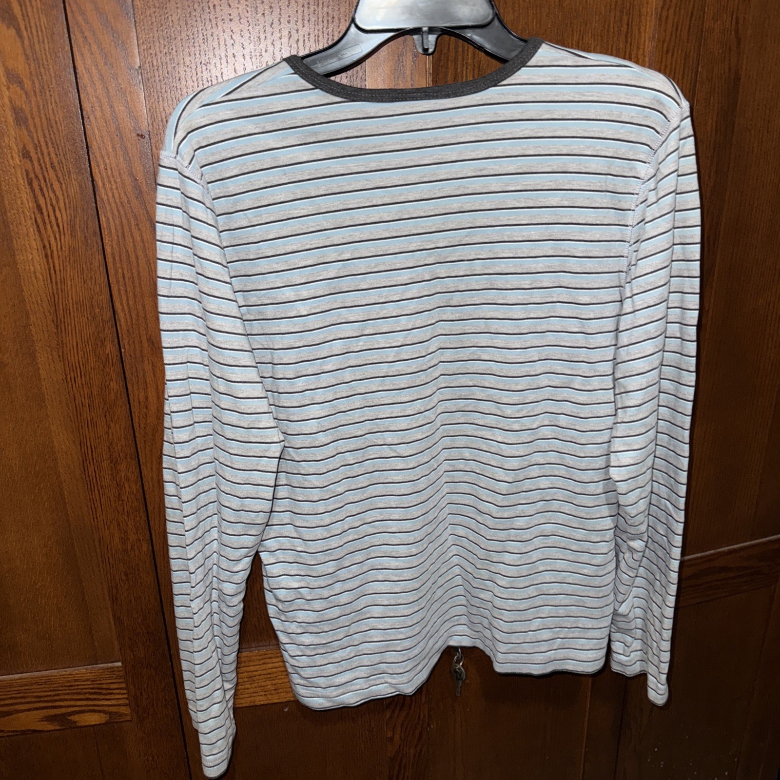 Vintage Winnie The Pooh Henley Striped Long Sleeve With Tigger Embroidery