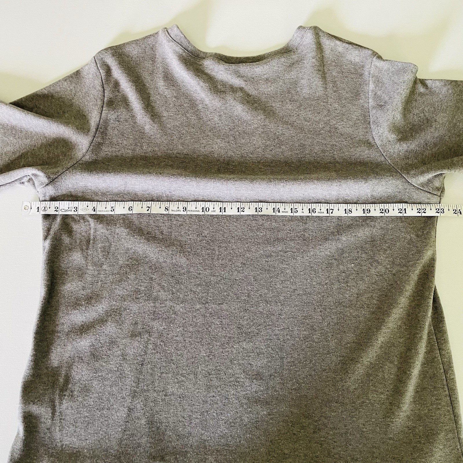 NWT! $44 GiGiO Plus Women Plus Size XL Heather Gray Textured Knit Oversized Top