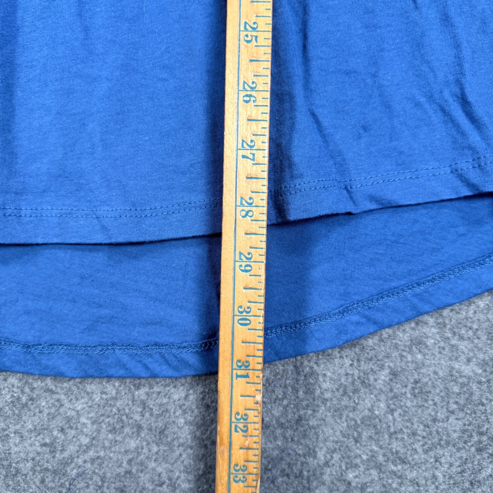 Texas Rangers MLB Campus Lifestyle Raglan 3/4 Sleeve Blue Red Graphic Tee 3XL