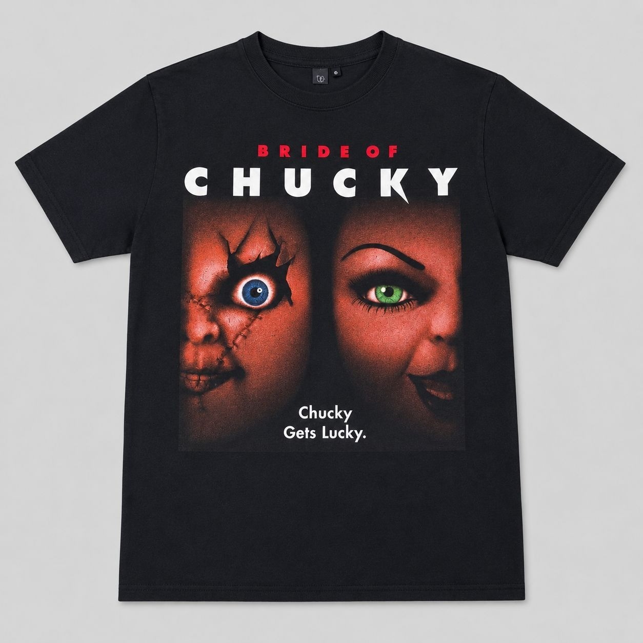 Bride of Chucky Graphic Tee Womens S Ripple Junction Horror Movie Tiffany Y2K