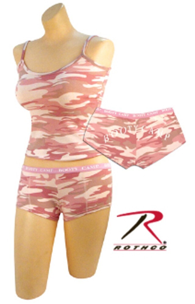 Rothco Baby Pink Camo “Booty Camp” Tank Top