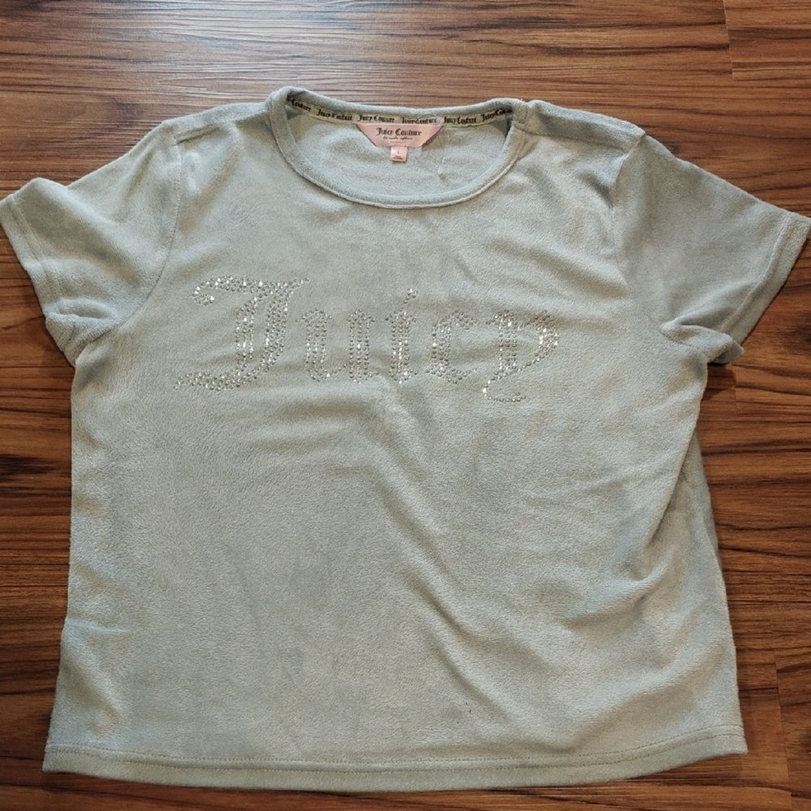 Juicy Couture Gray Short Sleeve Top