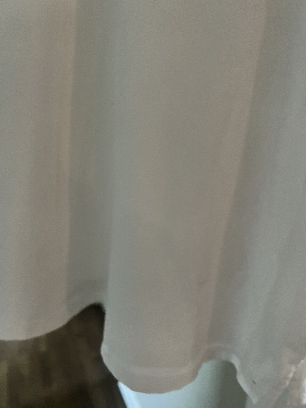 Woman Within 3x Tunic 3/4 Sleeve White Tunic 95% Cotton/5% Spandex