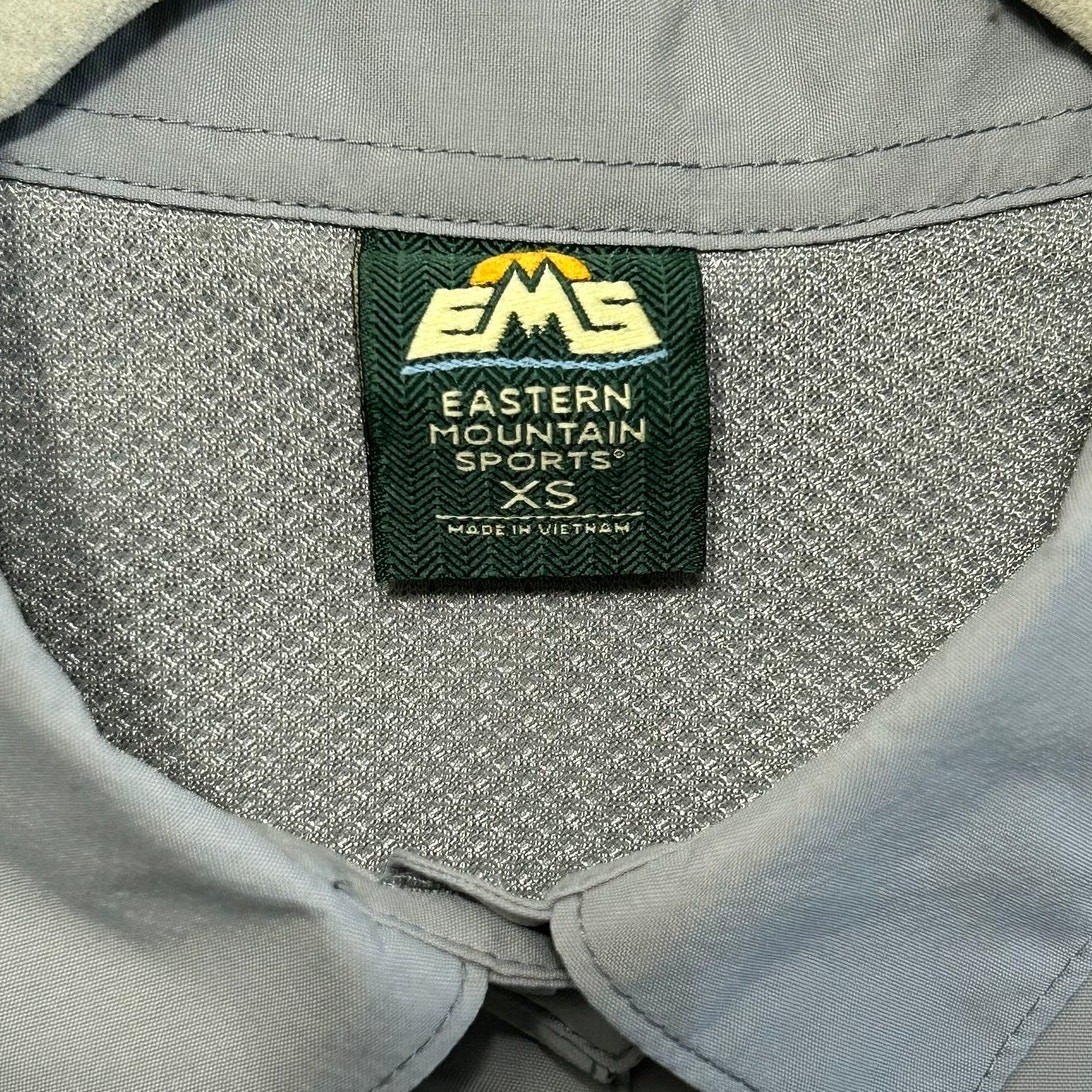 Eastern Mountain Sports Trailhead Short Sleeve Woven Shirt NWT Womens Sz XS Gray