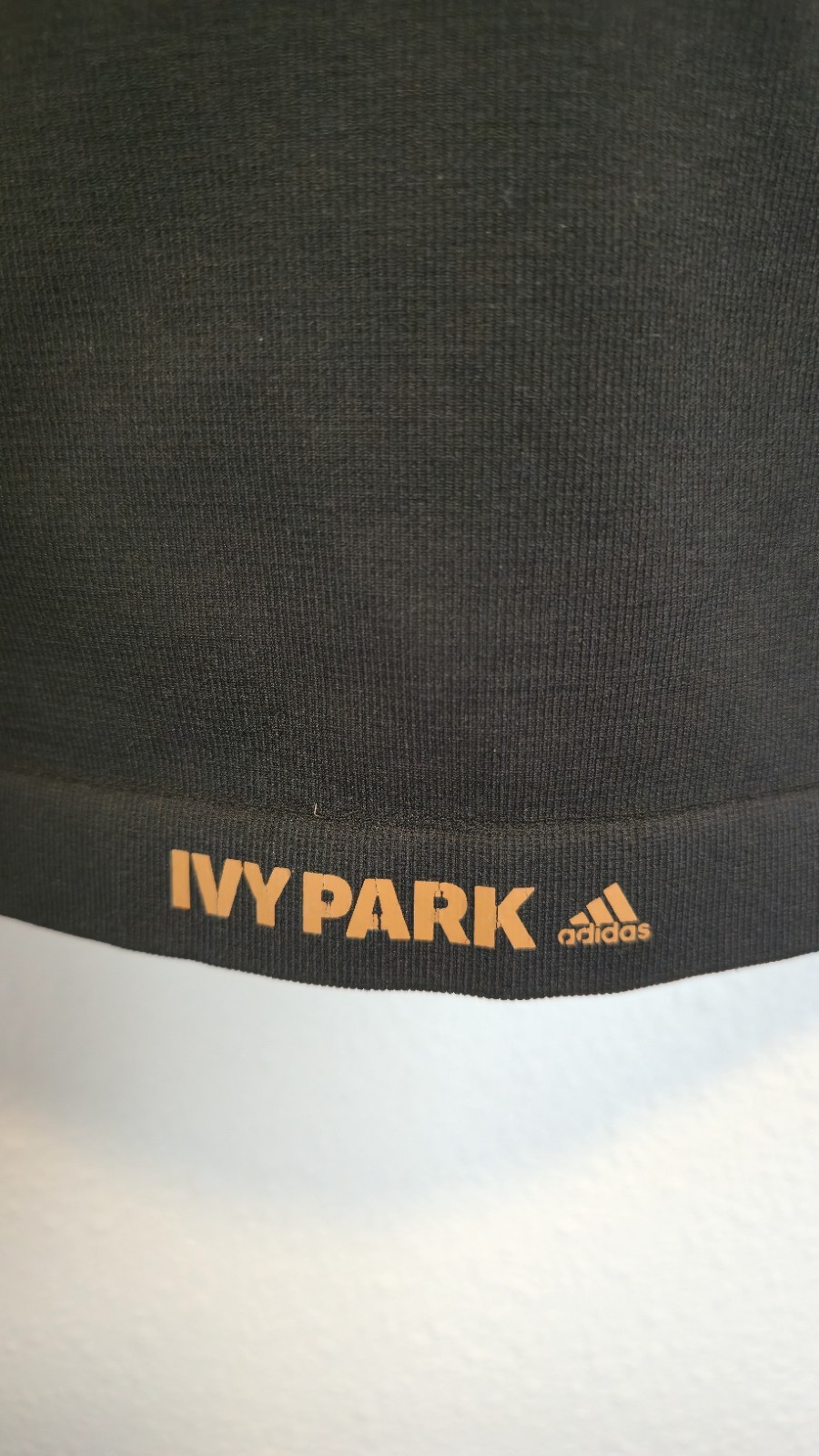 Adidas x IVY PARK Black Structured Knit Bustier Crop Top Women’s M Medium