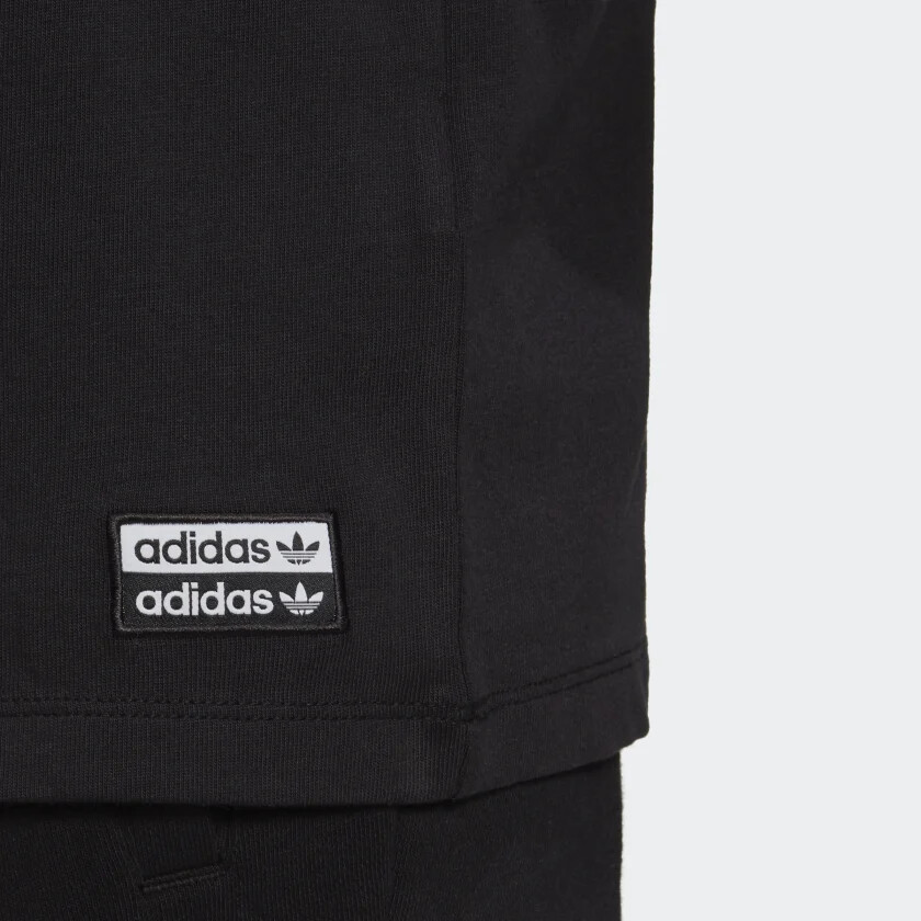 Adidas Originals R.Y.V. Womens Oversized Premium T-Shirt Black Size XS 32 GD2975