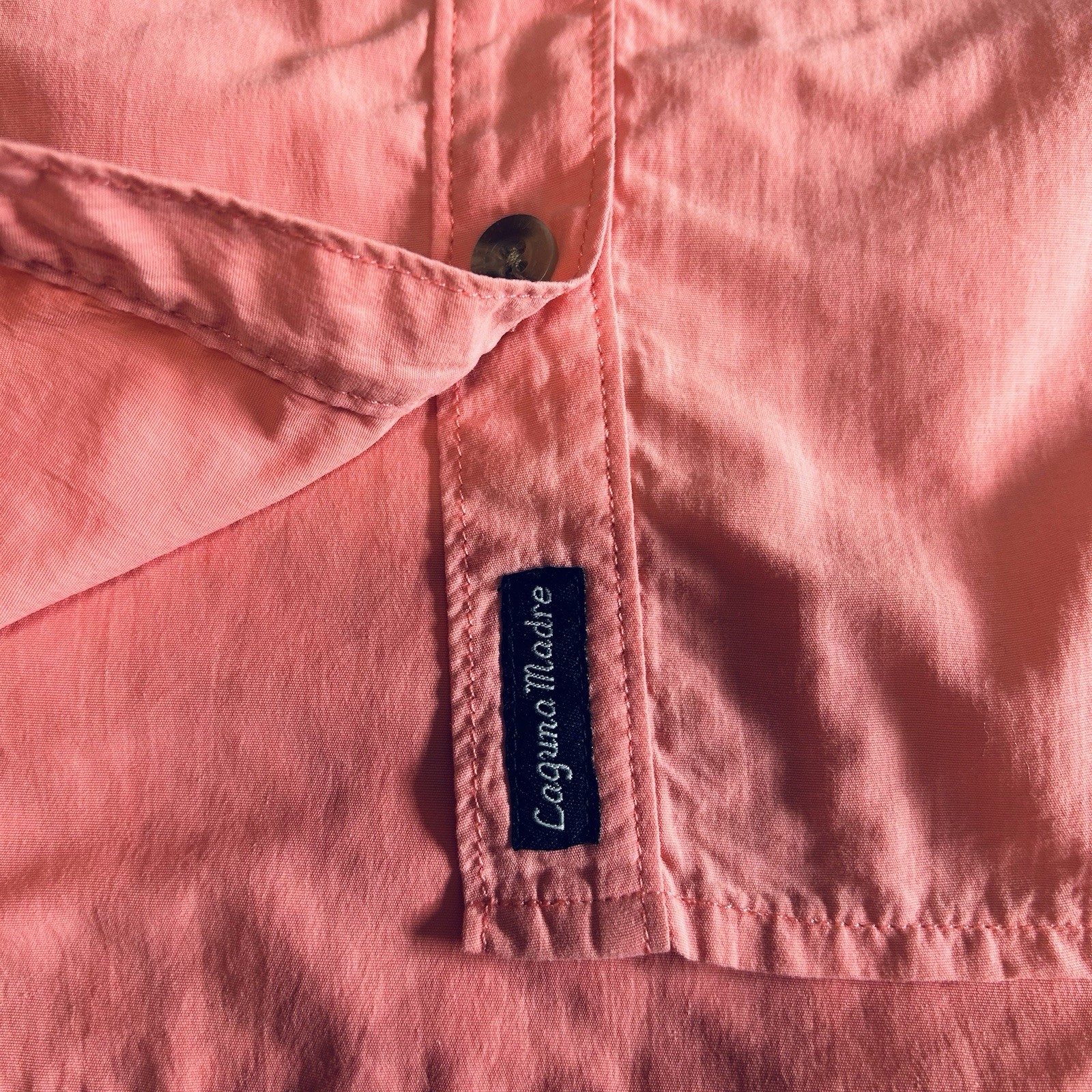 Magellan Fish Gear Shirt Women XL Coral Button Up Pocket Utility Sport Outdoor