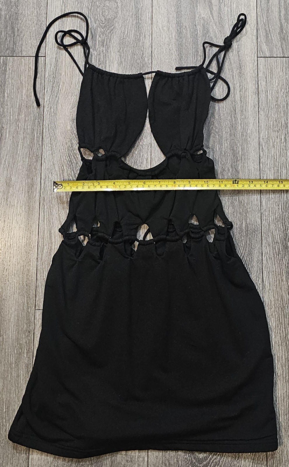 Outcast Exclusives Womens Cut Out Blouse Top Black Size Medium Sexy Summer Beach