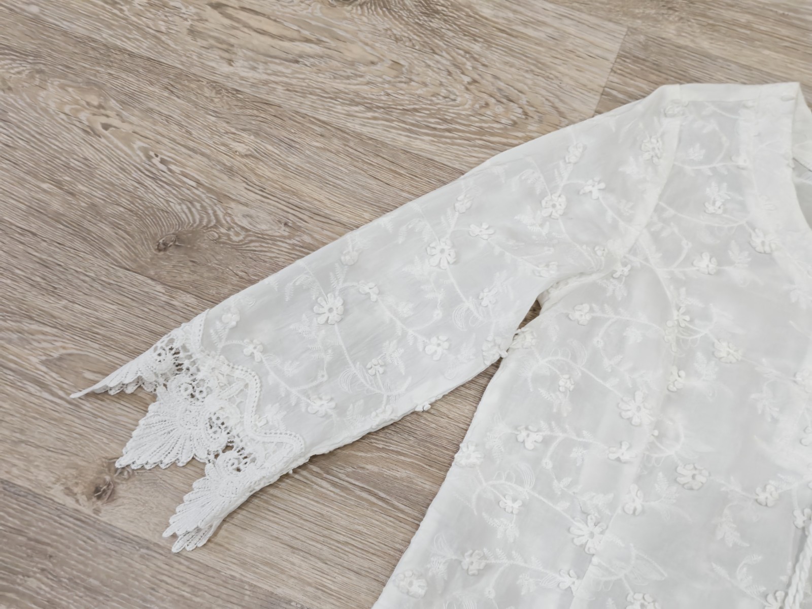 Joe Browns White Lush Lace Top Size UK 10