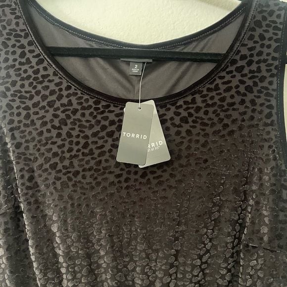 Torrid peplum top