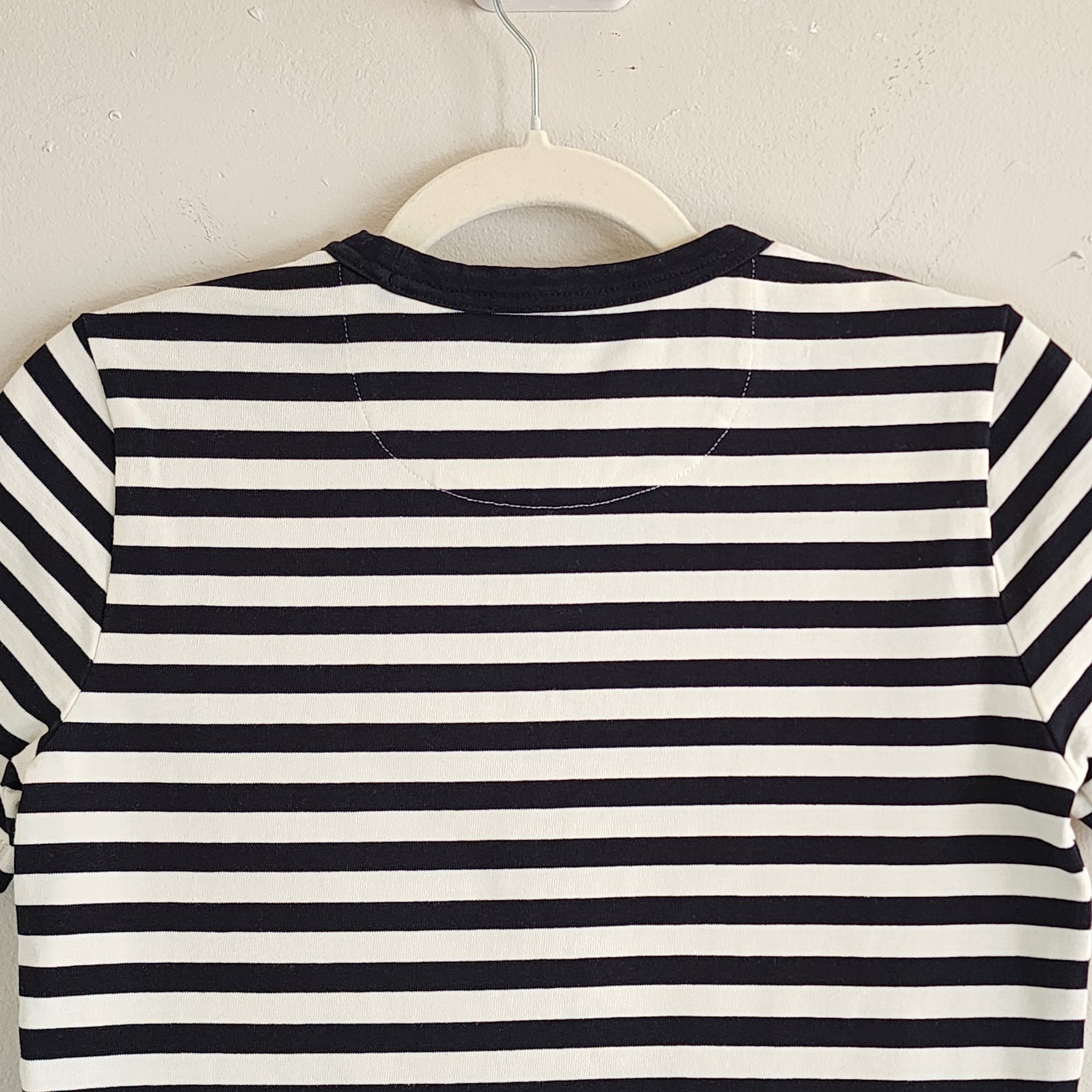 Tory Burch Timeless Striped T Shirt XS Old Money Designer Minimalist Classic