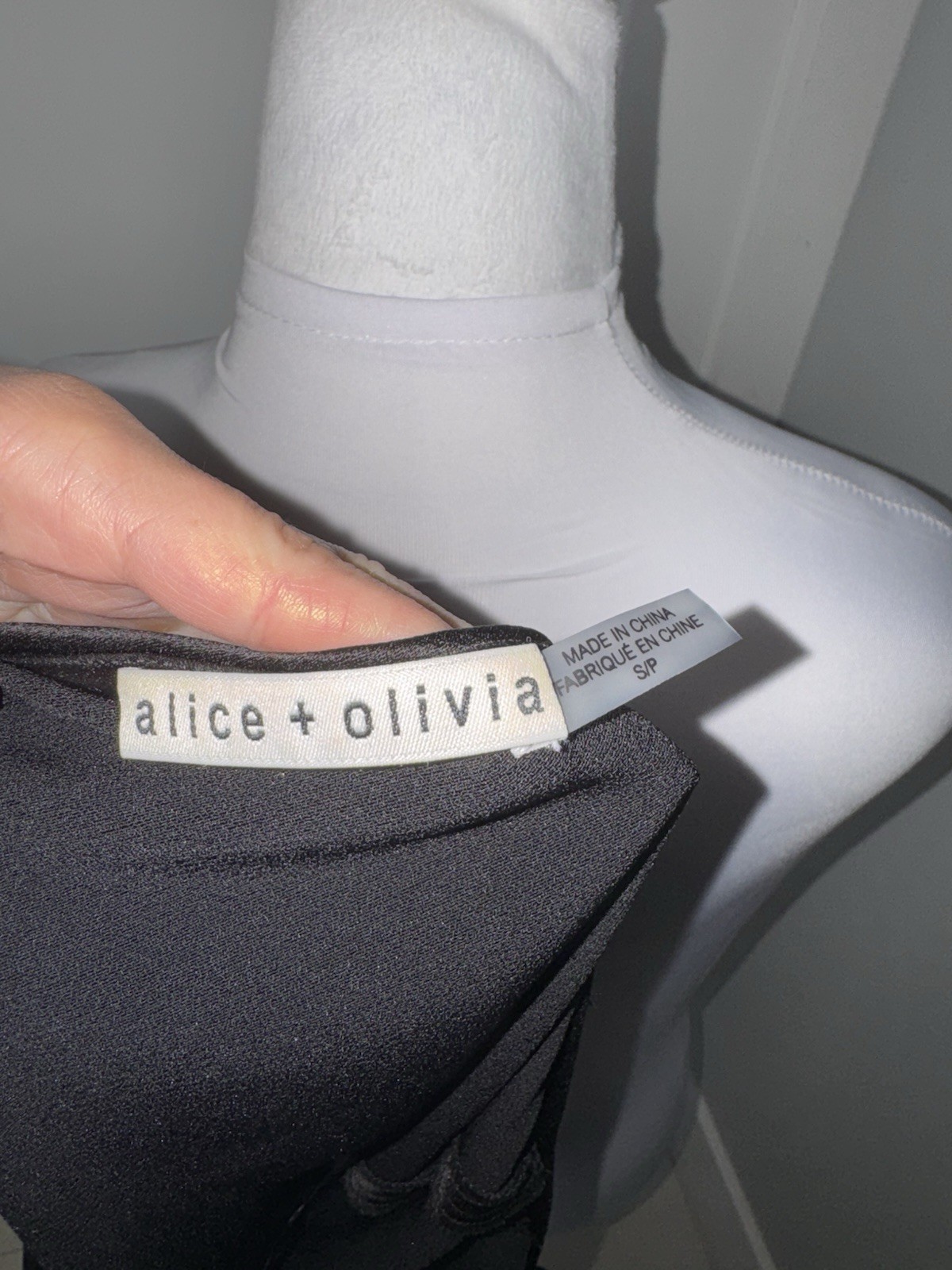 Alice + Olivia Harmony Draped Tank Top/ Size Small