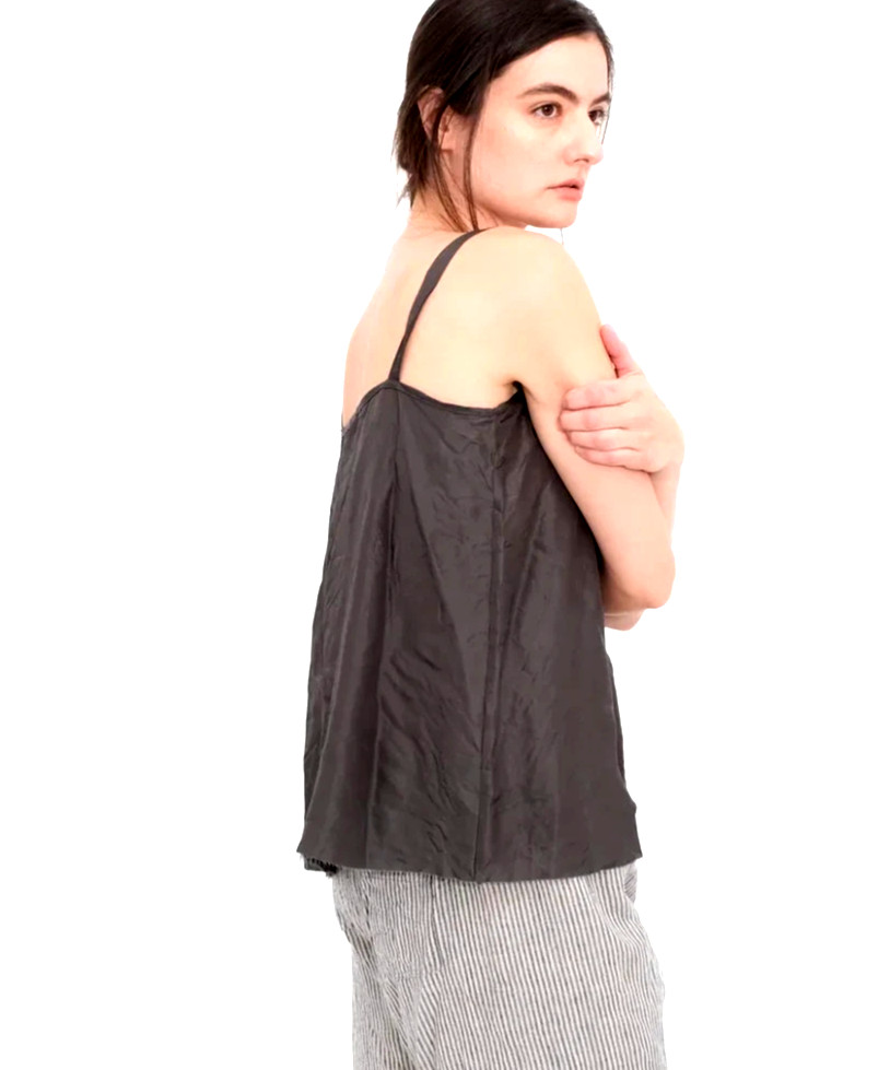 Hazel Brown Collection Black Silk Camisole – New with Tags – Size Large