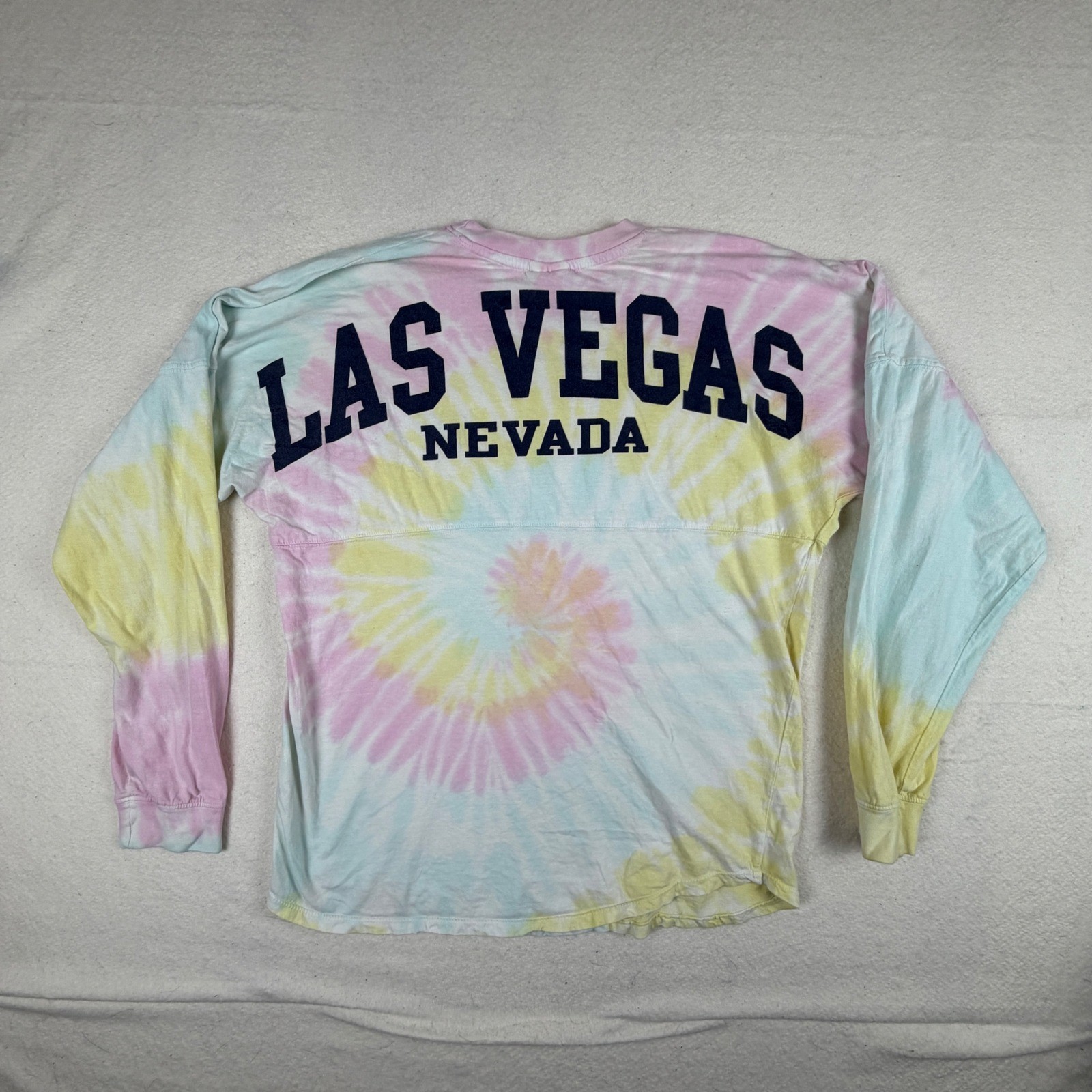 Dreamsicle Las Vegas Nevada Tie Dye Spirit Jersey Pastel Long Sleeve Shirt Med