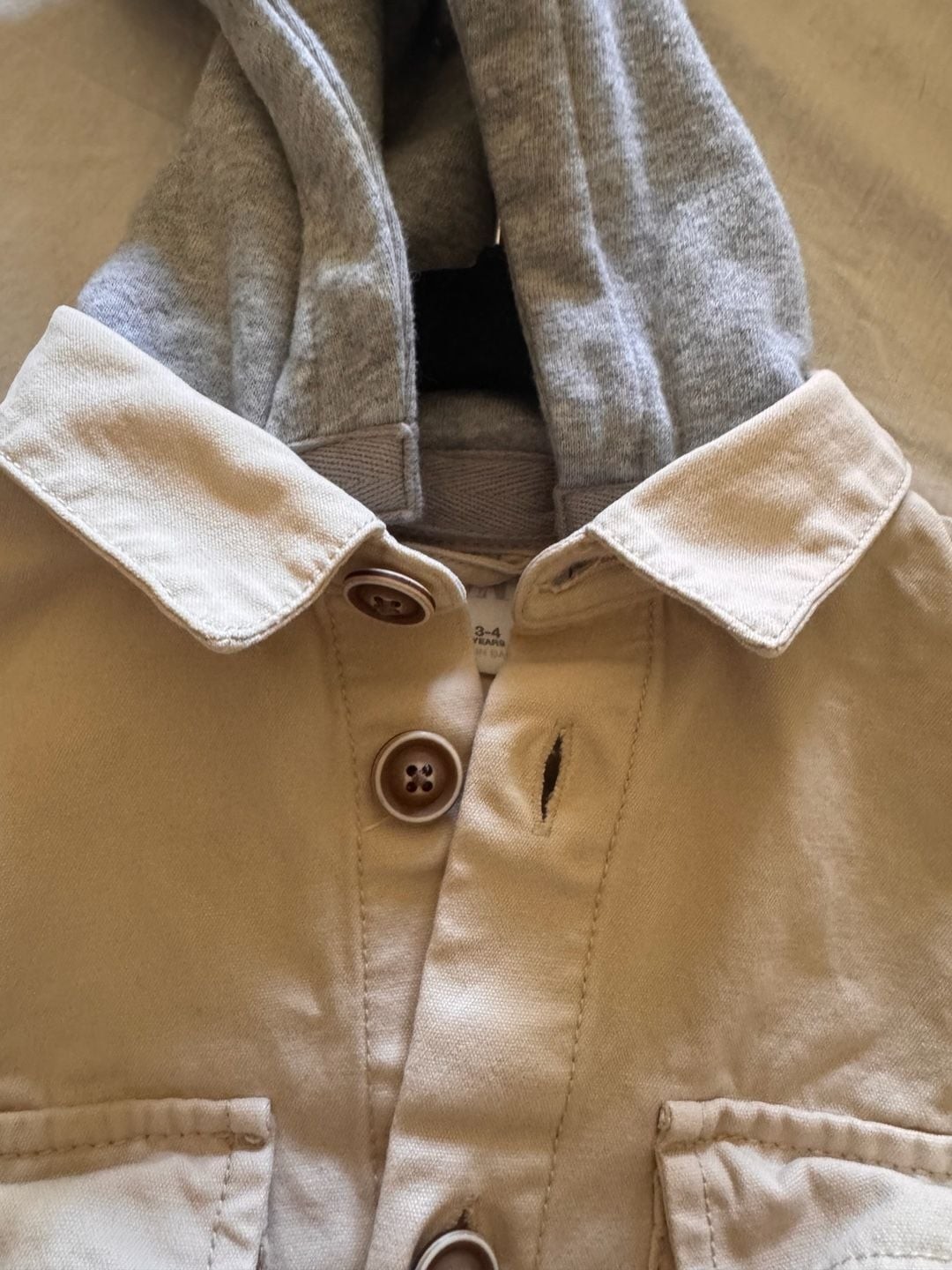 Zara Peanuts Snoopy Favorite Yoga Position Hooded Button-Down Overshirt