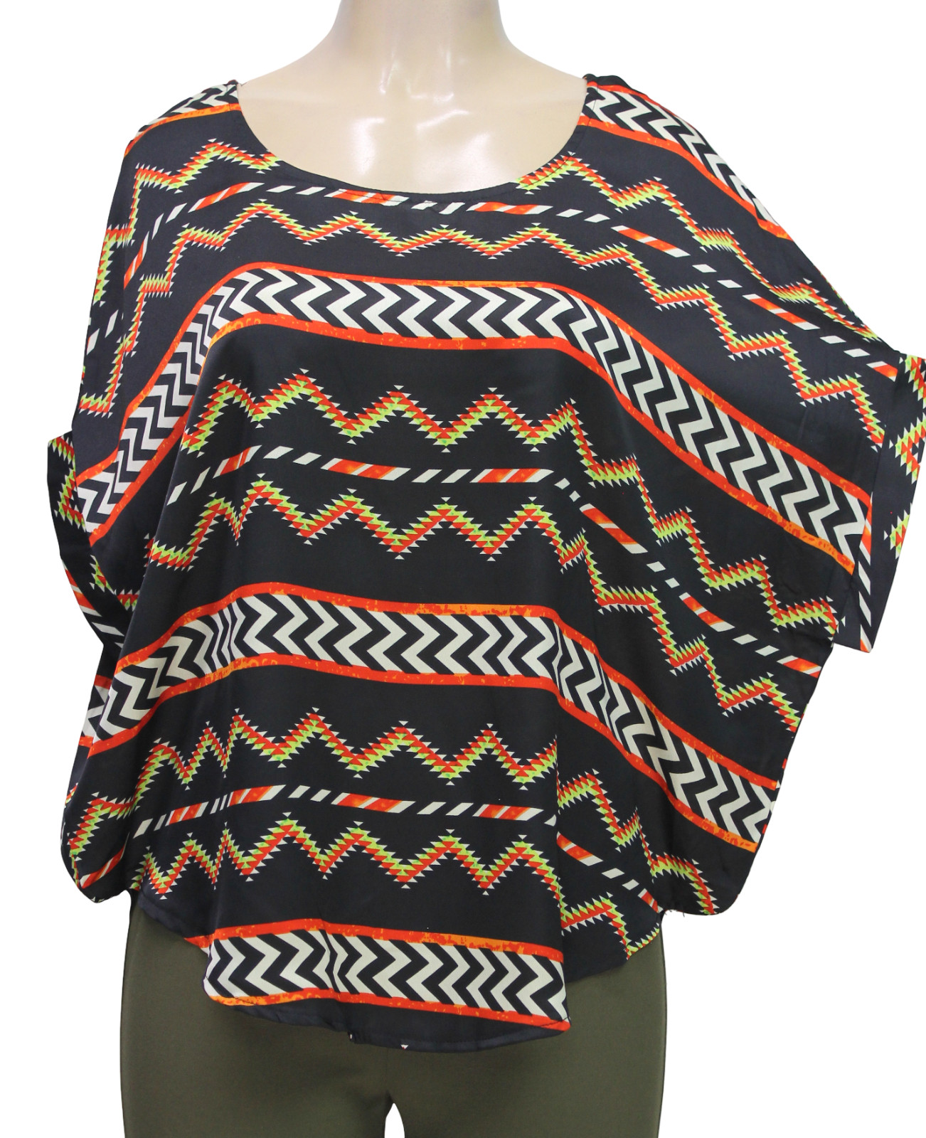 Caroline Morgan Women’s Blouse Top Short Sleeve Black Sheer Size 12