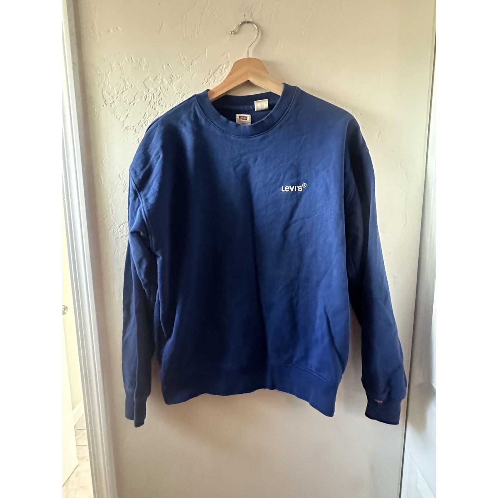 Levis Blue Crewneck Relaxed Shirt