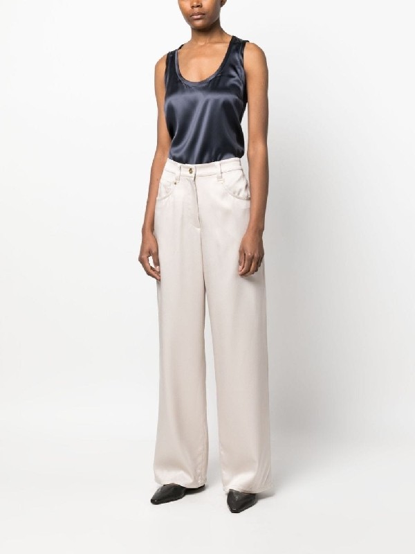 BRUNELLO CUCINELLI WOMEN’S NIGHT SKY SILK TANK TOP MSRP $1045