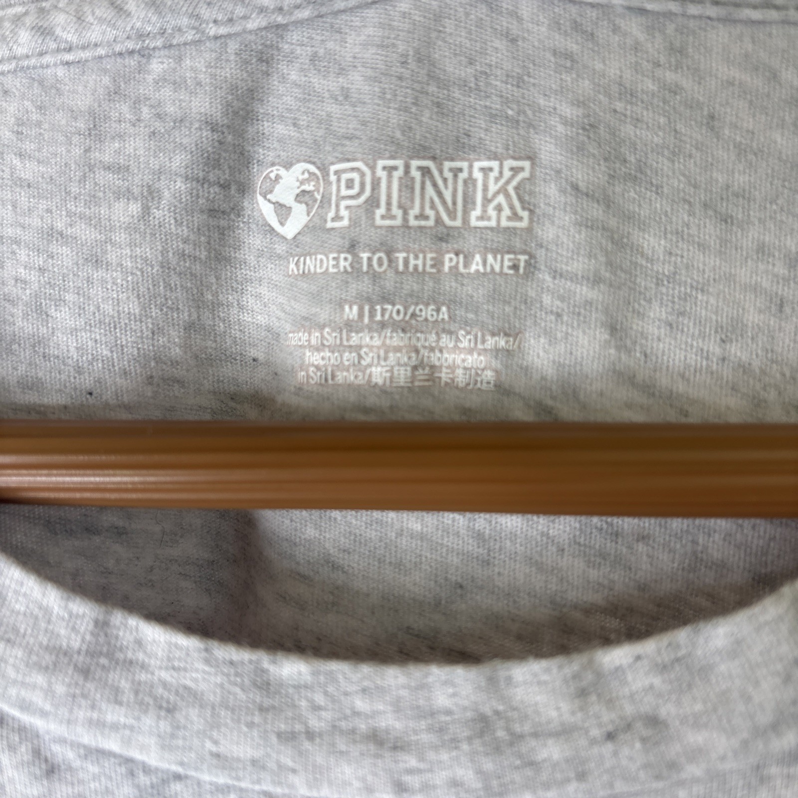 Victoria’s Secret PINK Ombre Logo Campus Shirt Short Sleeve Med T-shirt Casual