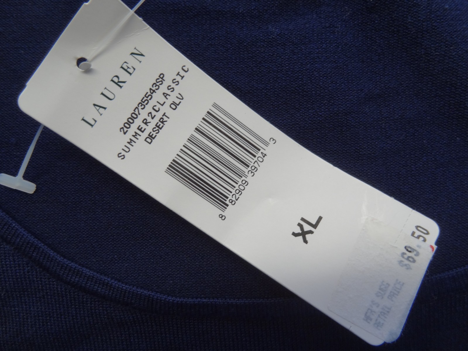 NWT LRL Ralph Lauren XL Classic Shell Sleeveless Silk Blend Top Knit VTG Y2K NEW