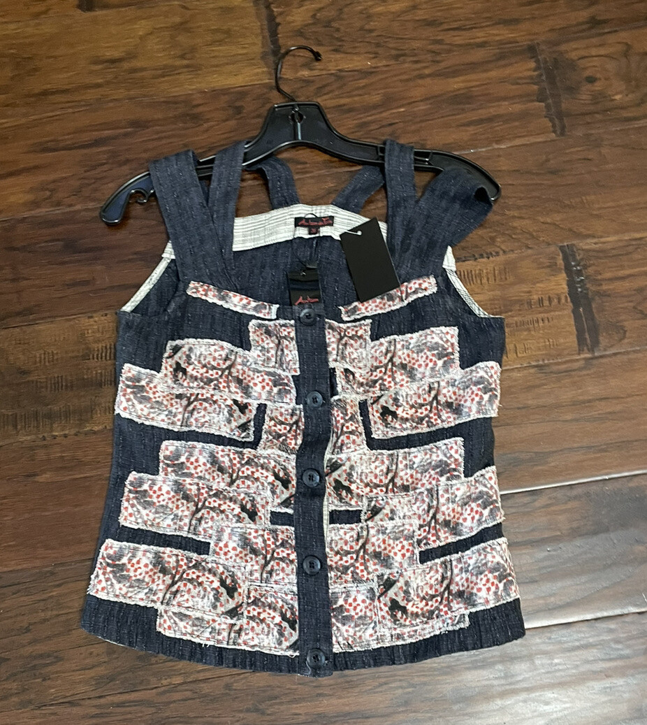 Aventures des Toiles Women’s FRG MEMA GIL Tank Top Sz. 4/36 NEW 938009 MSRP $248