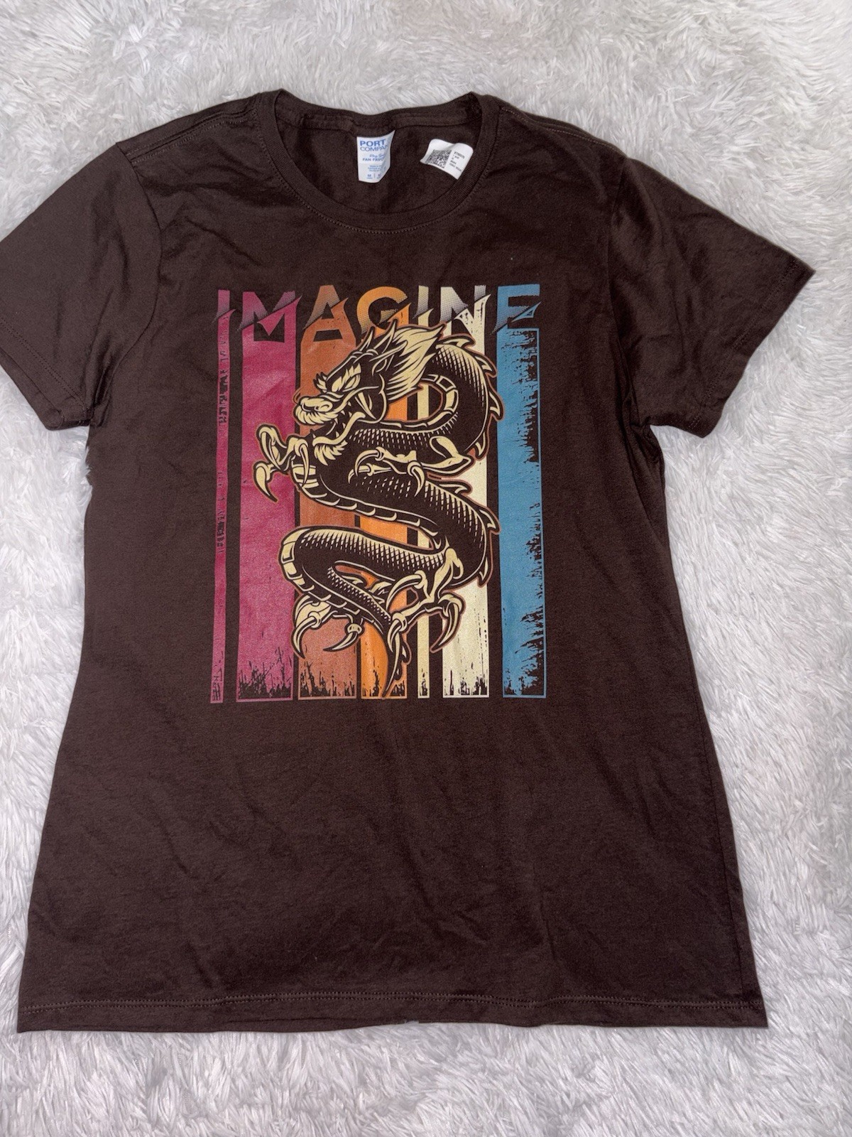 Imagine Dragons Women’s M Brown Graphic Design Shirt. New W/out Tags