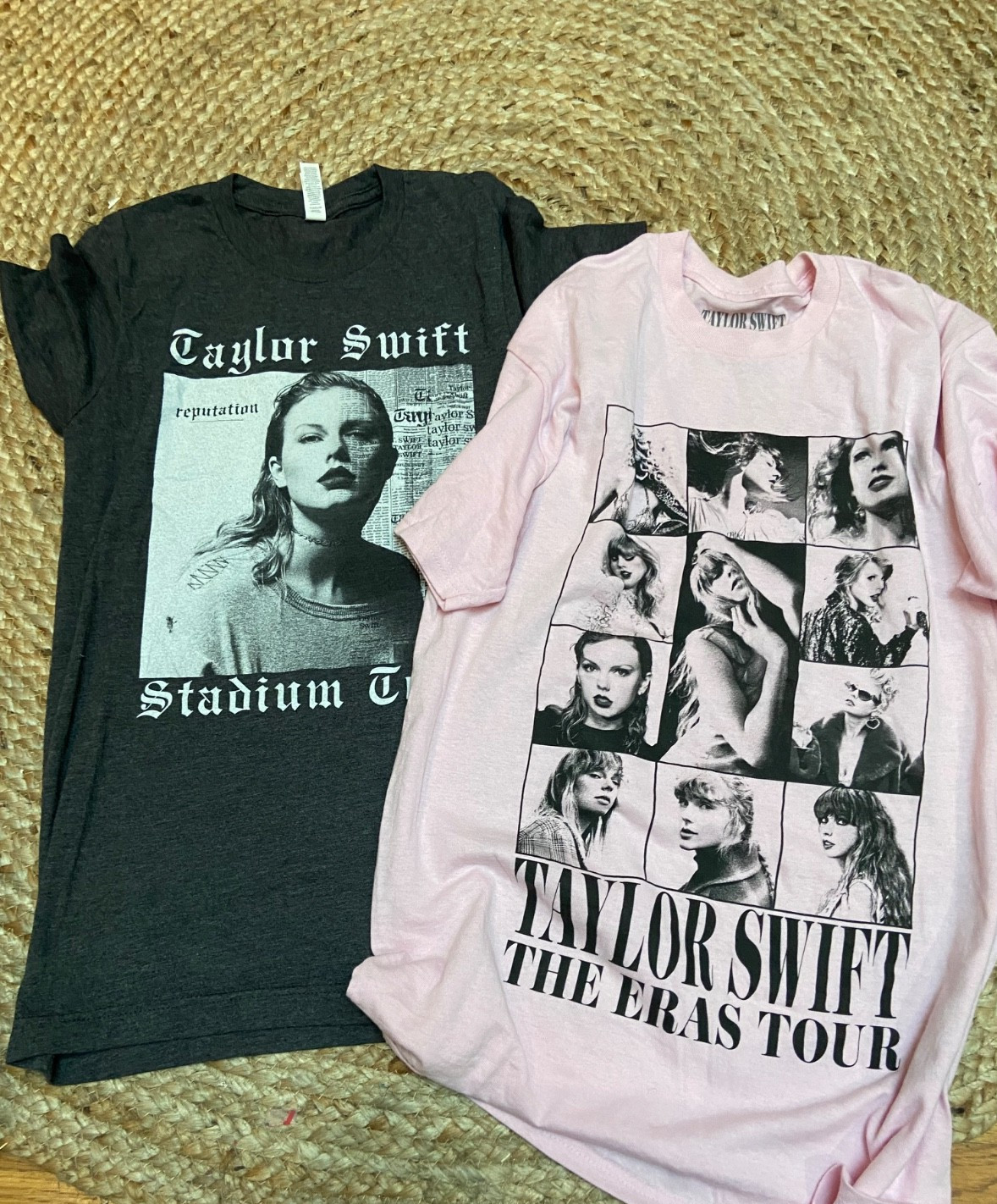 Taylor Swift Reputation Stadium 2 Tour Shirts Medium Black Graphic Concert Tee