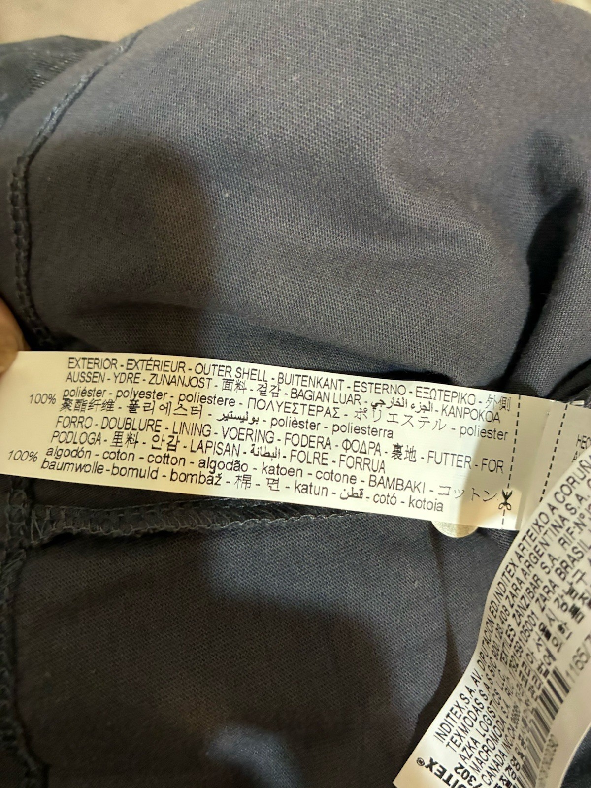 Size 9 Zara Top Gray Spring Summer Fall Winter Casual Dinner