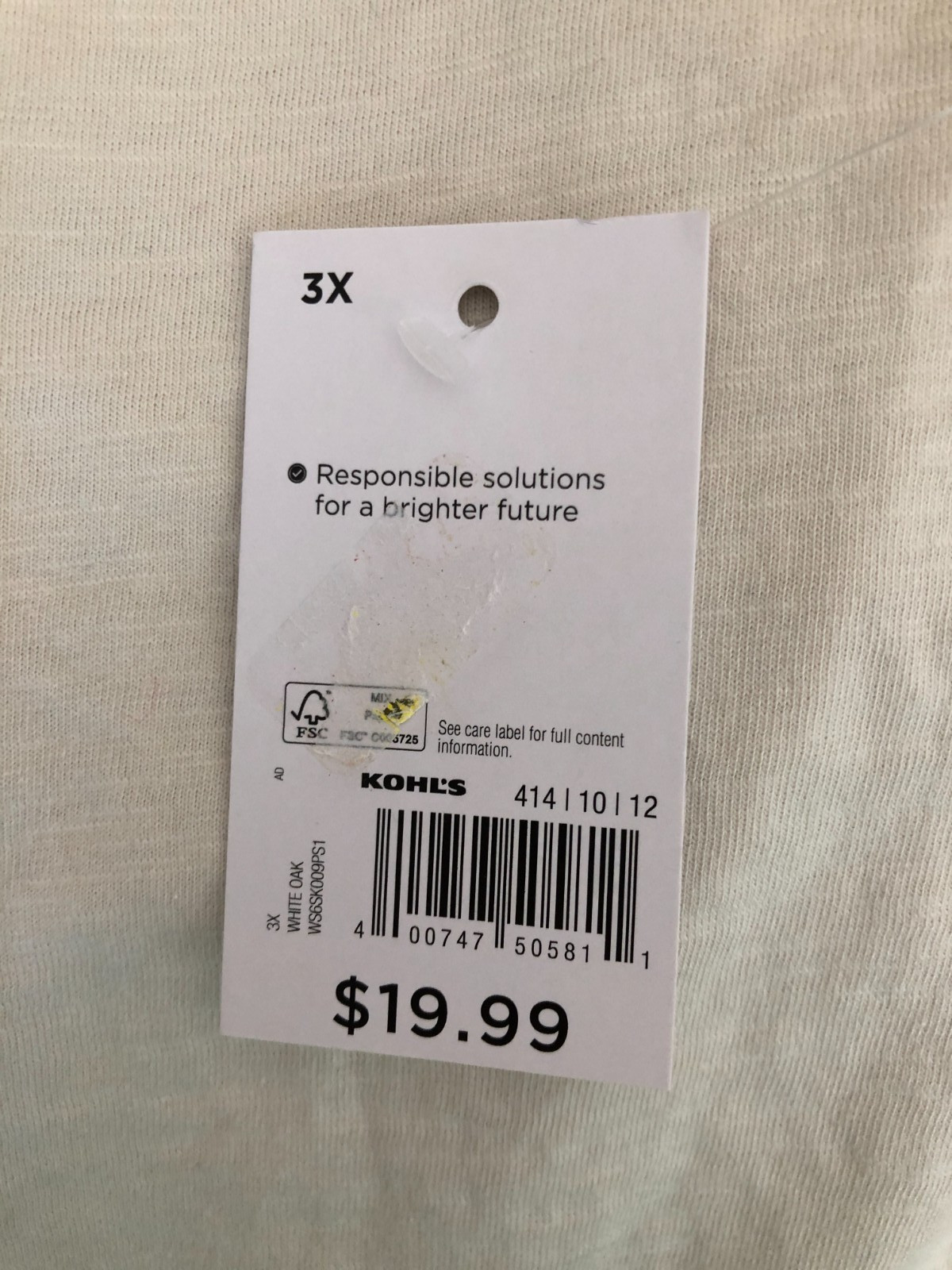 NWT Sonoma Ivory Cap Sleeve Pleated Shoulder Top – Size 3X – $19.99 New