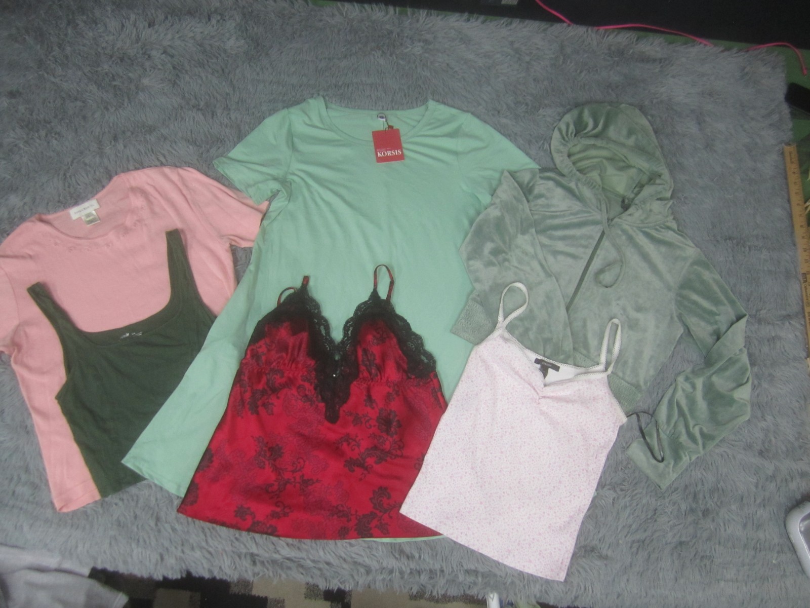 Womens Tops and Dress Size Large Casual Various Brands Lot of 6