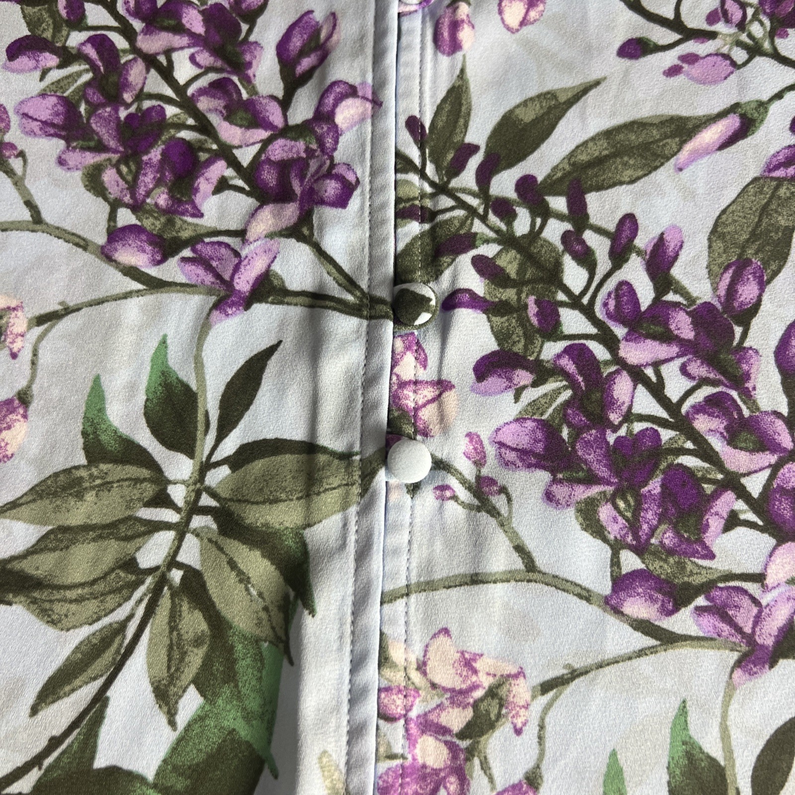 Investments Woman Top Women’s Plus Size 3X Lavender Purple Tie Sleeves A22