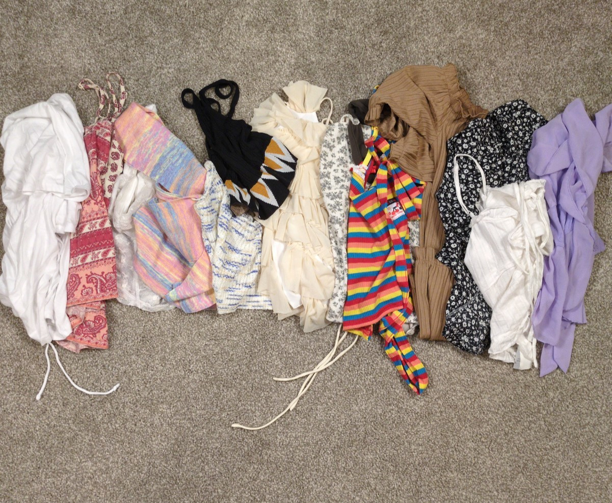 Womens Various Sizes Summer Cute Casual Blouse Top Tank Reseller Lot Of 12