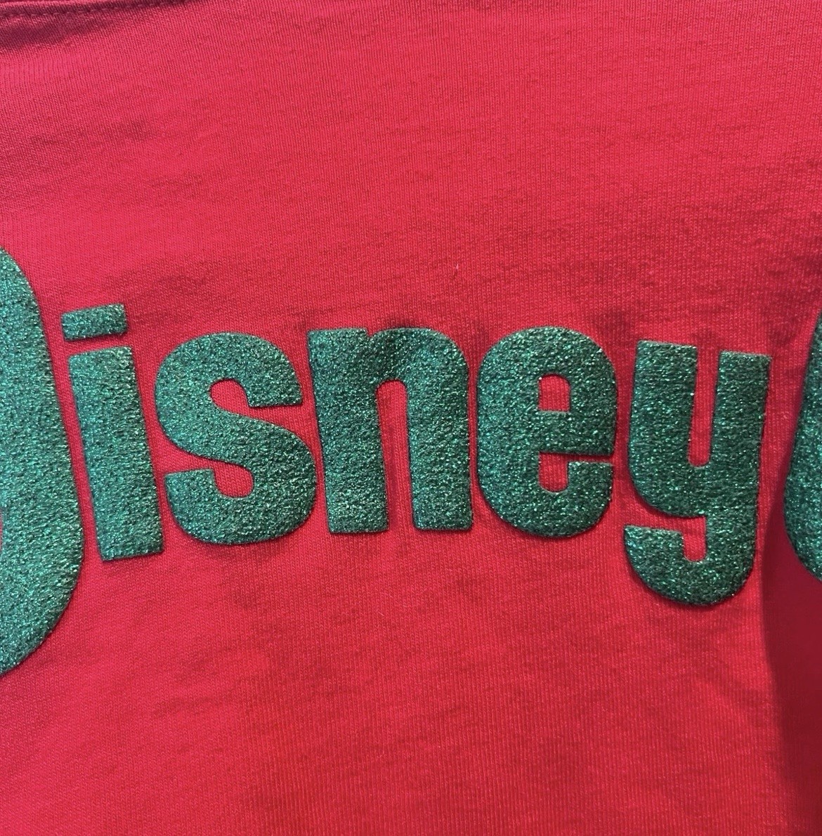Walt Disney World Spirit Jersey Shirt Adult Small Red Christmas Mickey & Friends