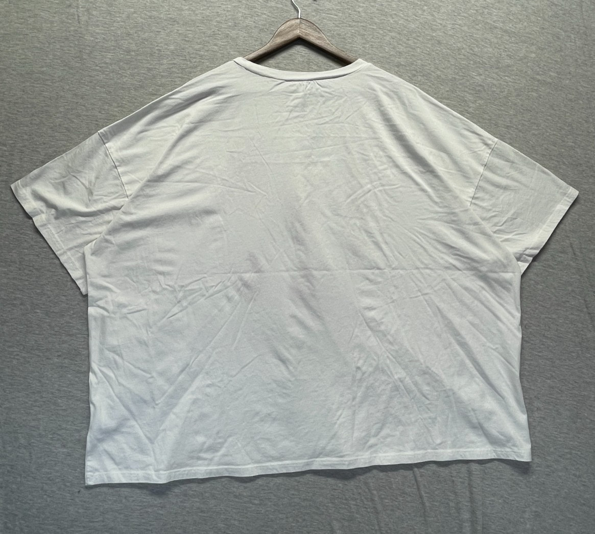 Chic Soul T Shirt Womens 3XL White Graphic Print Christmas Holiday Cocktail