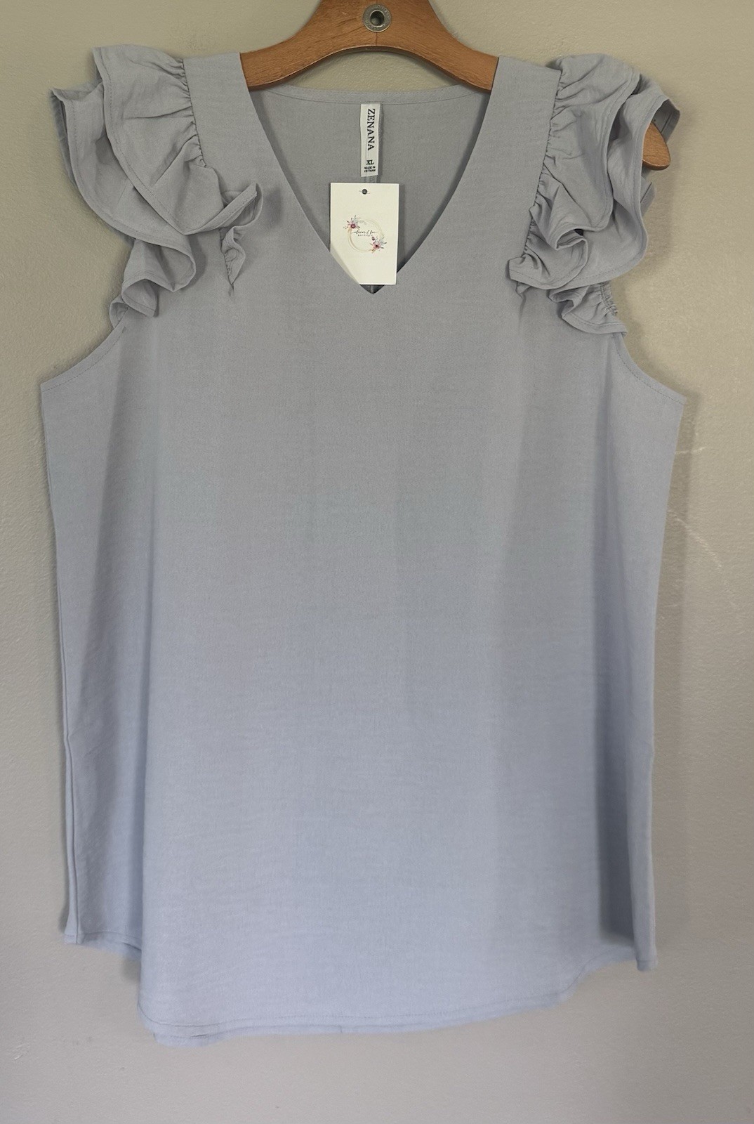 Zenana Rose & Remington – Women’s Top – Gray Color – Size XL