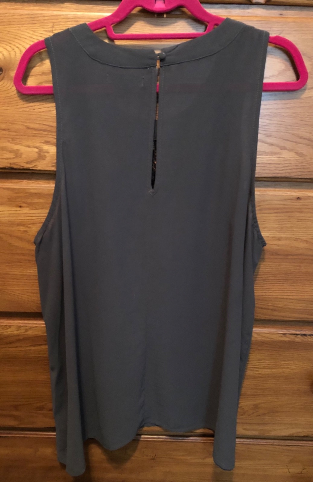 ROCK&ROLL COWGIRL Sleeveless tank Lace & bead embellish women XL Western Rodeo