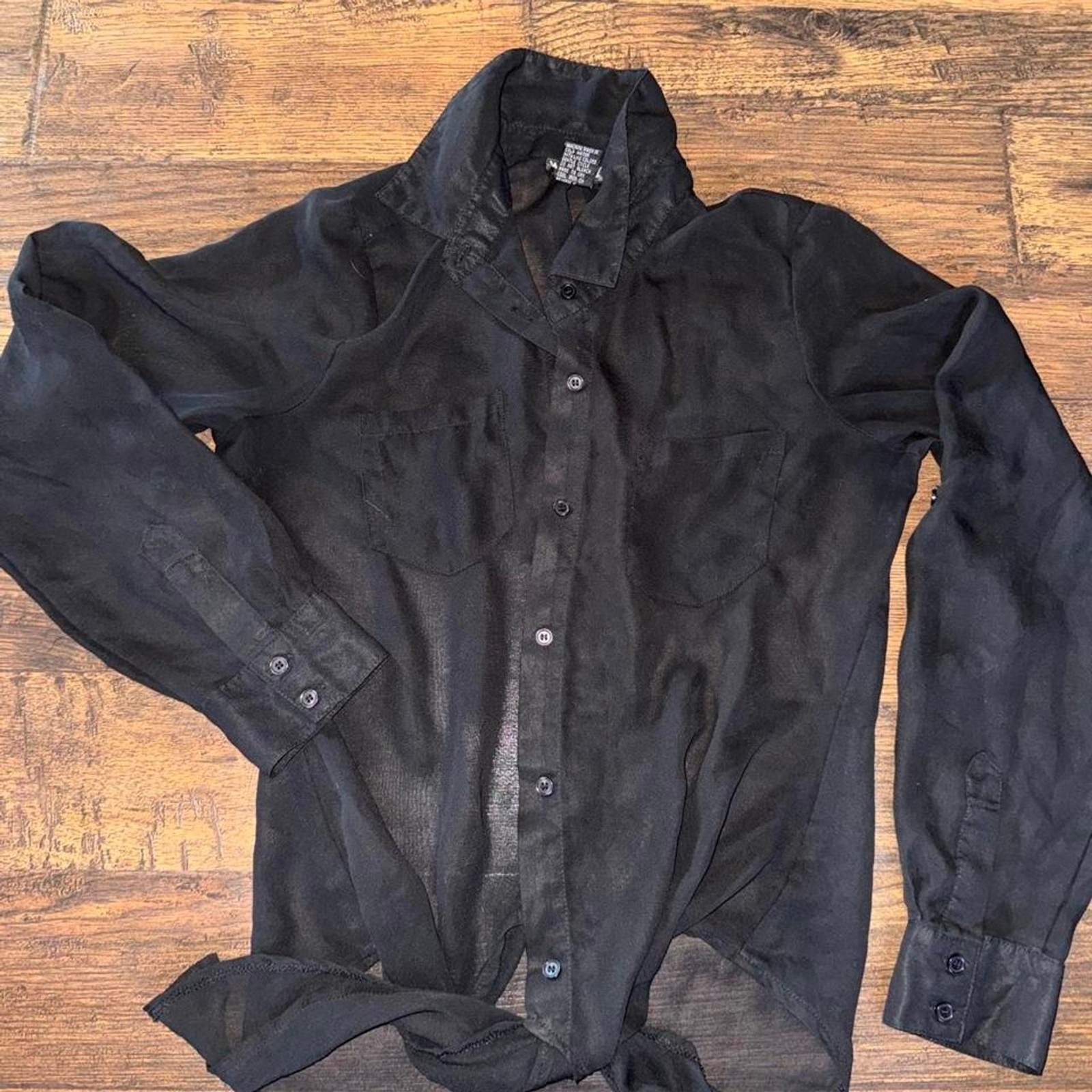 Wet-seal Women’s Black Blouse