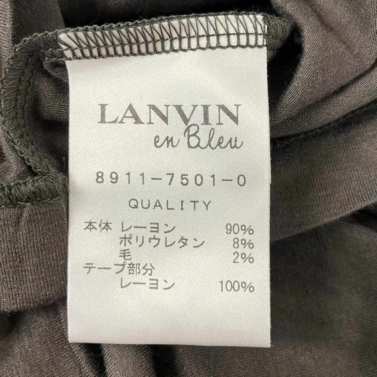 LANVIN en Bleu Black Dark Gray Women’s Cutsew