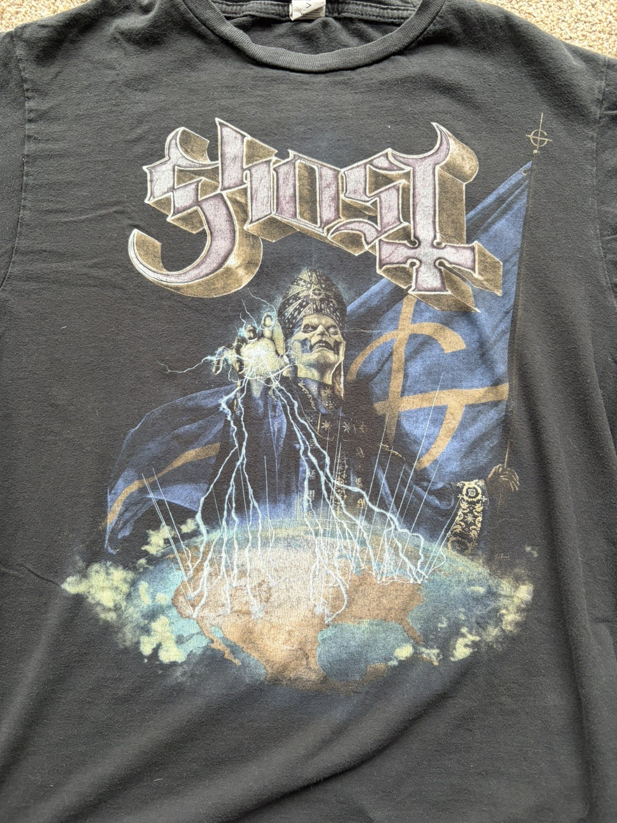 Ghost 2022 Imperatour Concert Tour TShirt Medium Double Sided Swedish Metal Band