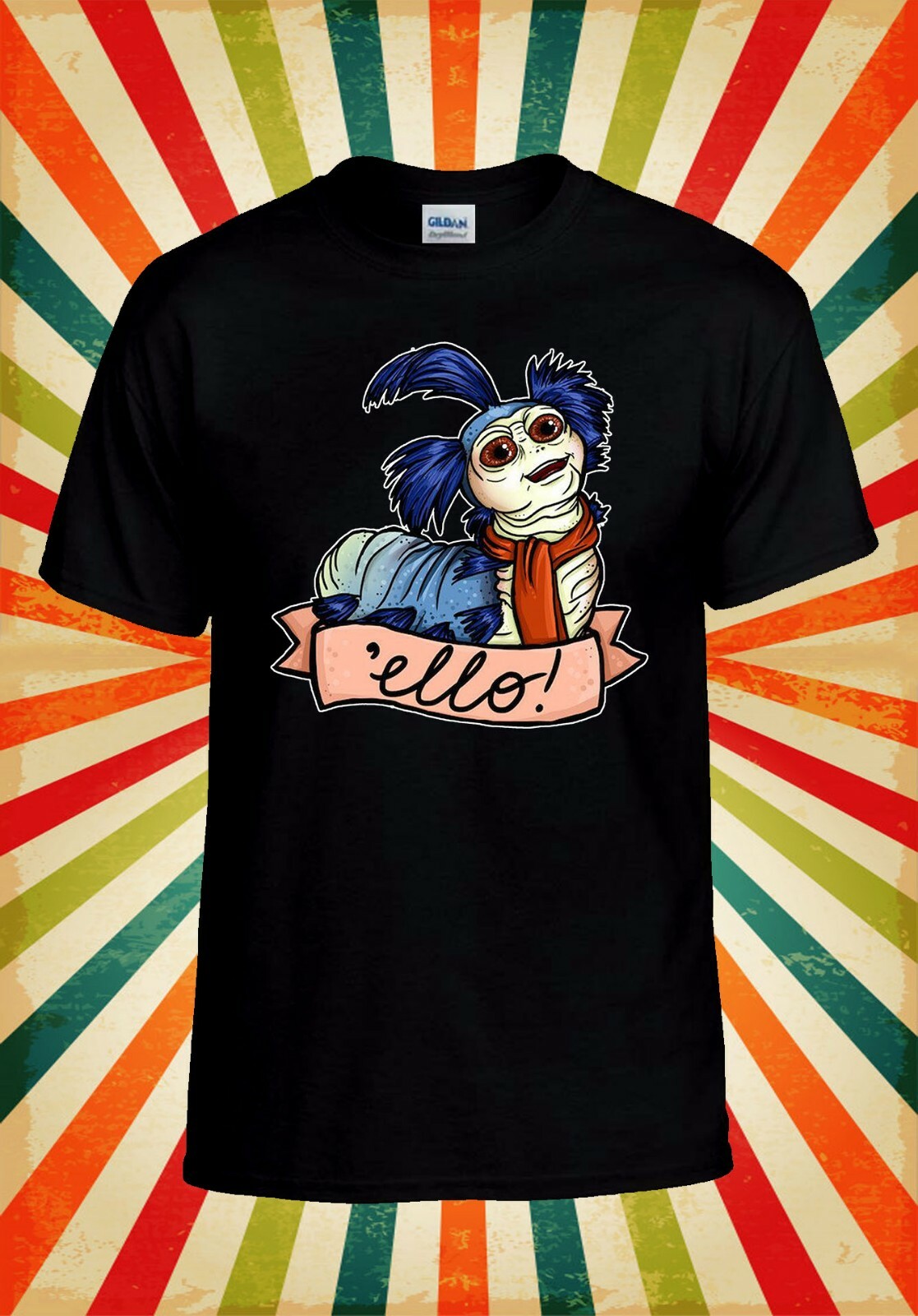 Ello Labyrinth Worm Art Funny Retro Men Women Vest Tank Top Unisex T Shirt 2326