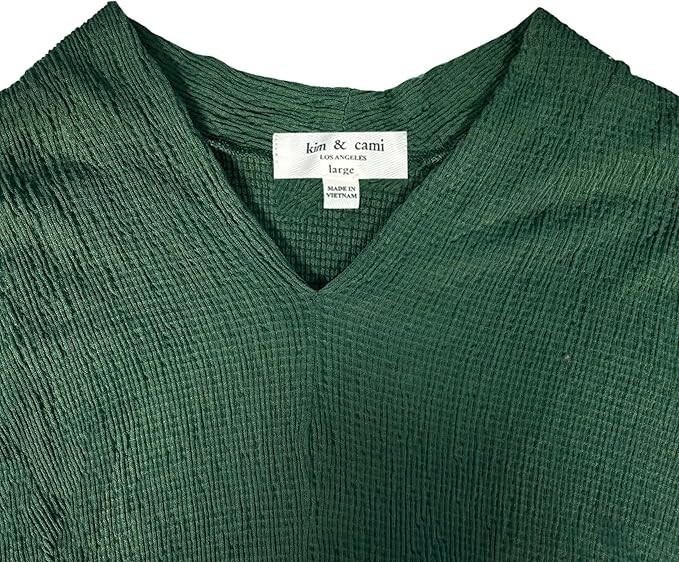 Kim & Cami Long Sleeve Sweater, Stretchable Rayon-Polyester Blend Breathable