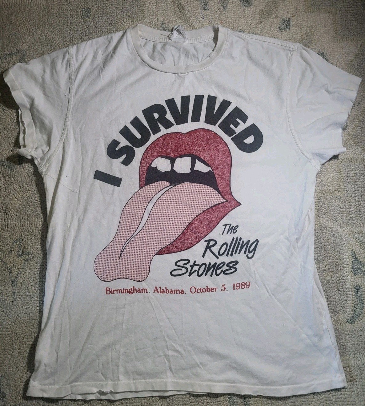 Madeworn Rolling Stones T-Shirt Unisex M Vintage-Look Distressed USA 100% Cotton