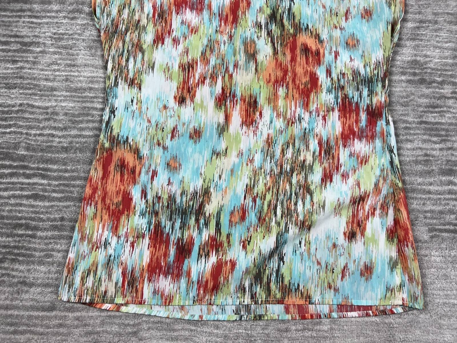 Nue Options Top Womens Extra Small Multicolor Sleeveless Polyester