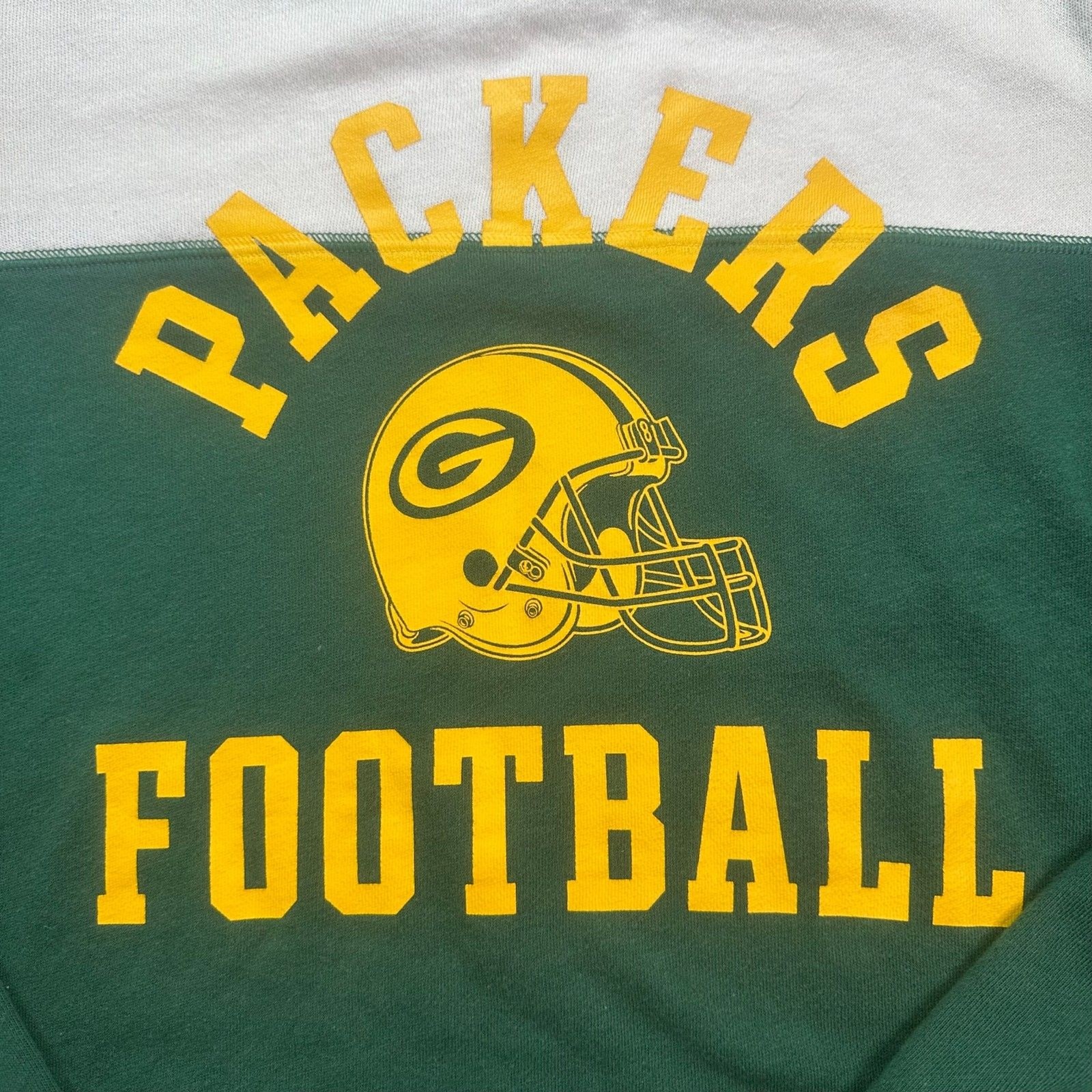 PINK Victoria’s Secret Packers Football NFL Womens Medium M Green White Top