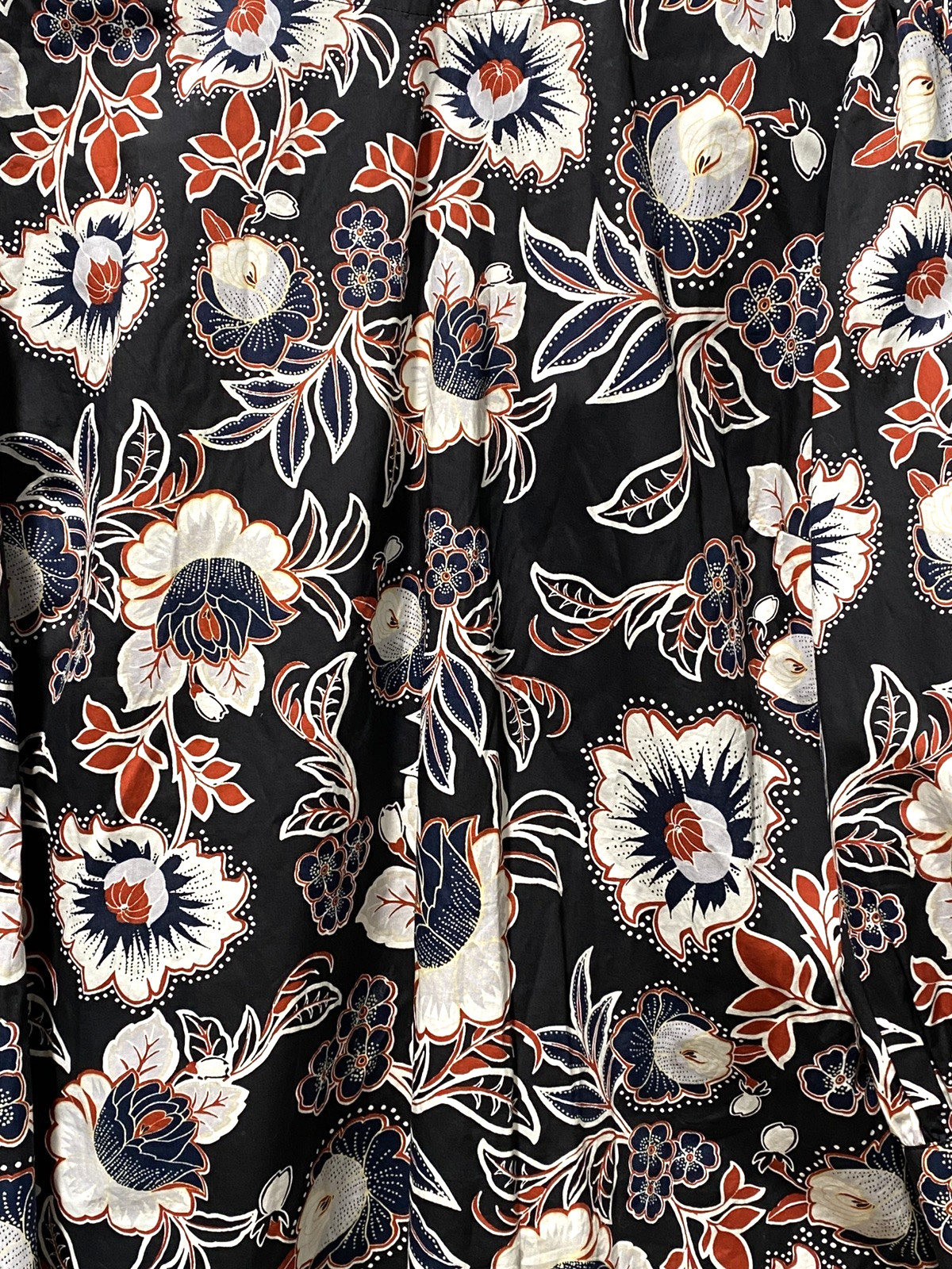 Who What Wear Top Button Up Back Multicolor Floral Long Sleeve Work Size 2X NEW