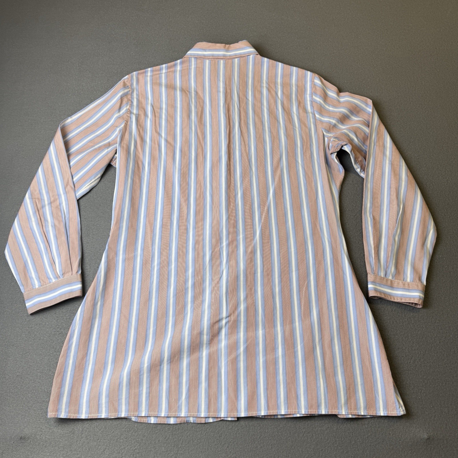 Etro Women’s fine cotton Silhouette tailored striped shirt sz 42 US M Multicolor