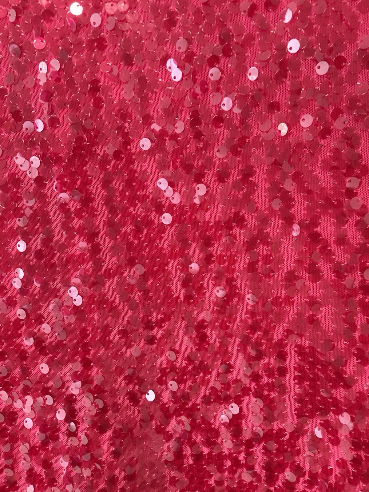 WAYF Pink Sequin Blouse Medium Short Sleeve Sparkle Party Cocktail Top