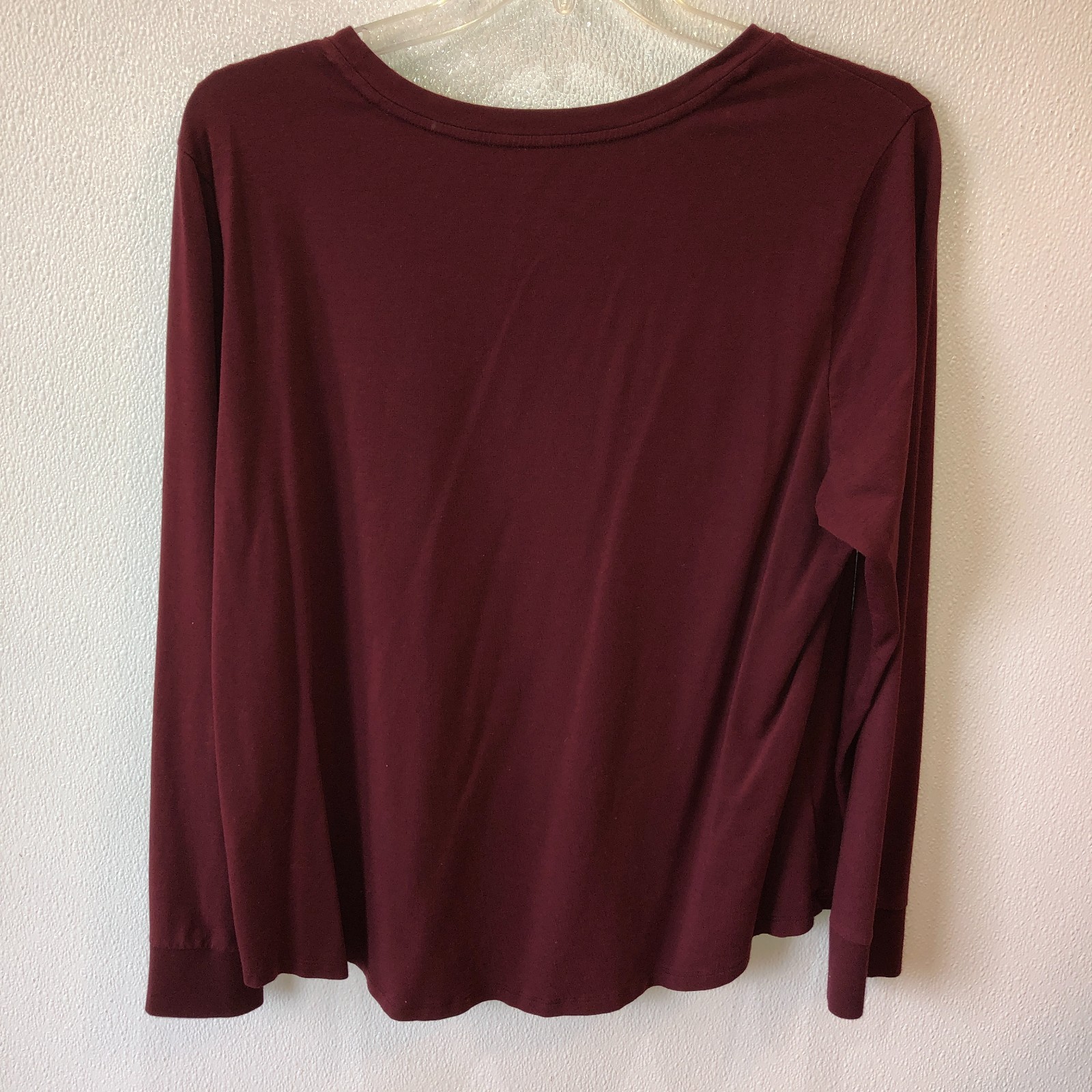Lot of 2 Universal Standard Size 18 20 Medium Green Maroon L/S Shirts Tees