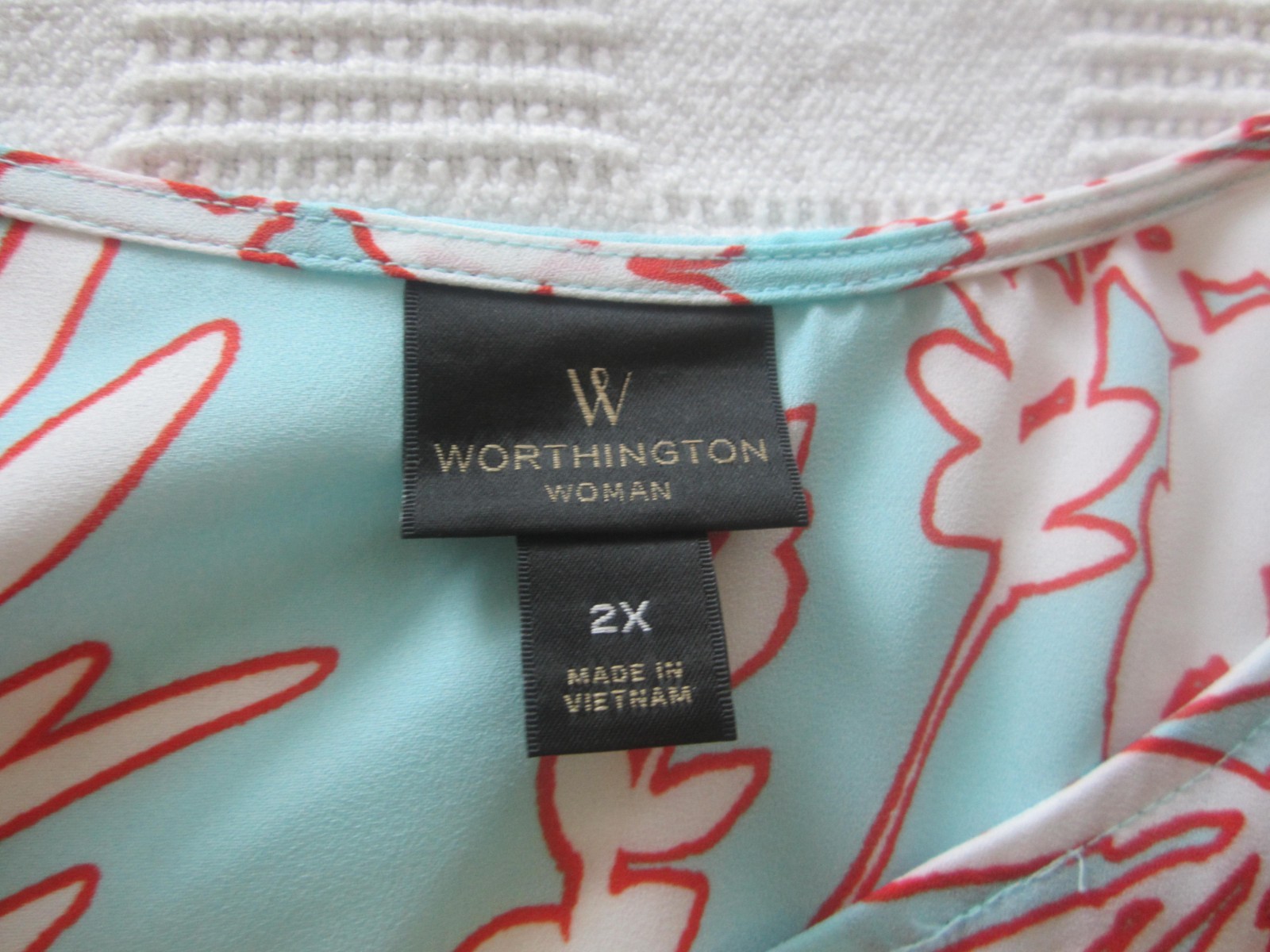 Worthington Woman Tank Top Sleeveless Blouse Stretch Size 1X Adjustable Straps