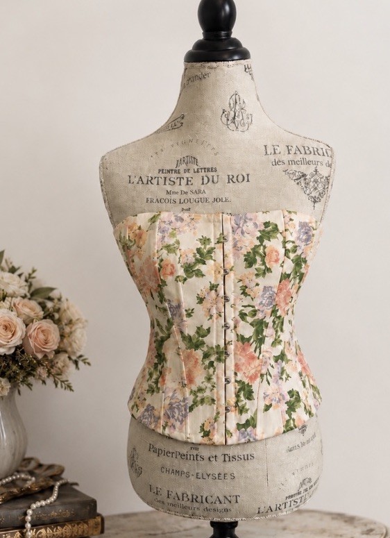 Zara Corset Top Light Pink Purple Green Floral Strapless Romantic S/M NWT New